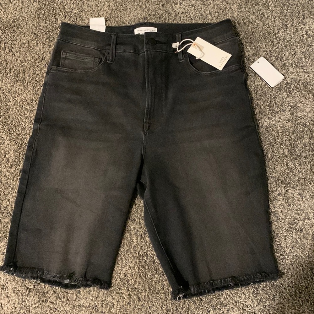 Good American Bermuda Short Black size 6/10/12